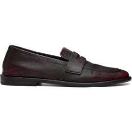 Marsèll Marsèll Burgundy Stesa Soft Pebbled Leather Loafers