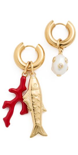 Martha Calvo Martha Calvo Reef Earrings Gold One