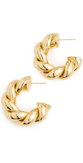 Martha Calvo Martha Calvo Rope Earrings Gold One