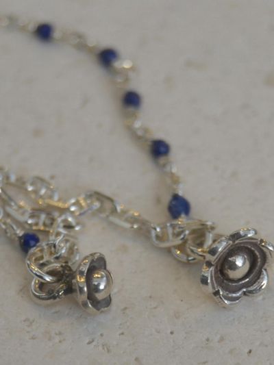 martha in the garret byzantine lapis lazuli Bracelet