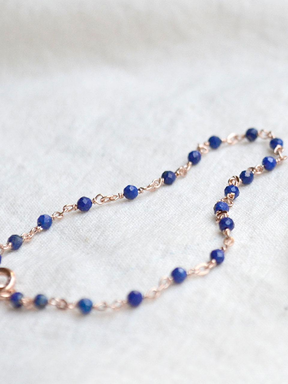 martha in the garret Meriel B.Lapis Bracelet