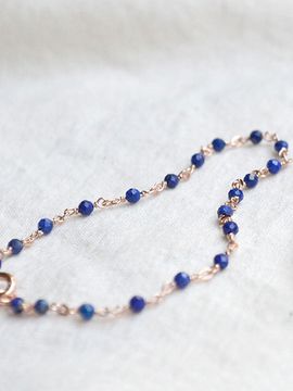 martha in the garret Meriel B.Lapis Bracelet