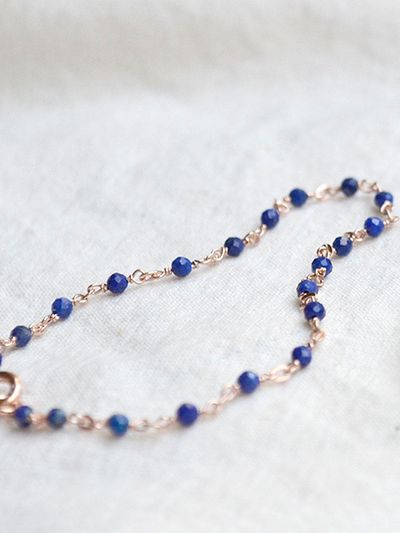 martha in the garret Meriel B.Lapis Bracelet