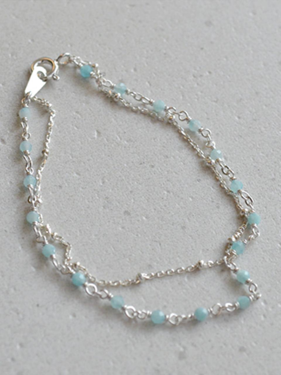 martha in the garret meriel double b amazonite Bracelet