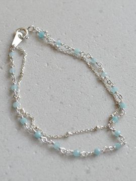 martha in the garret meriel double b amazonite Bracelet