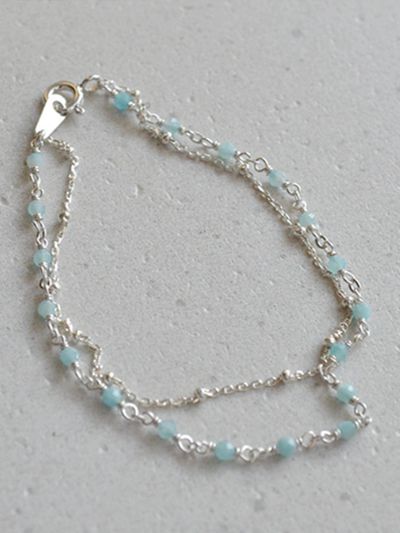 martha in the garret meriel double b amazonite Bracelet