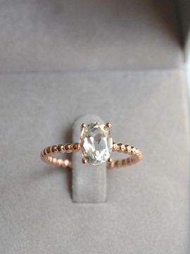 martha in the garret rorien ii. green amethyst Ring