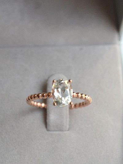 martha in the garret rorien ii. green amethyst Ring