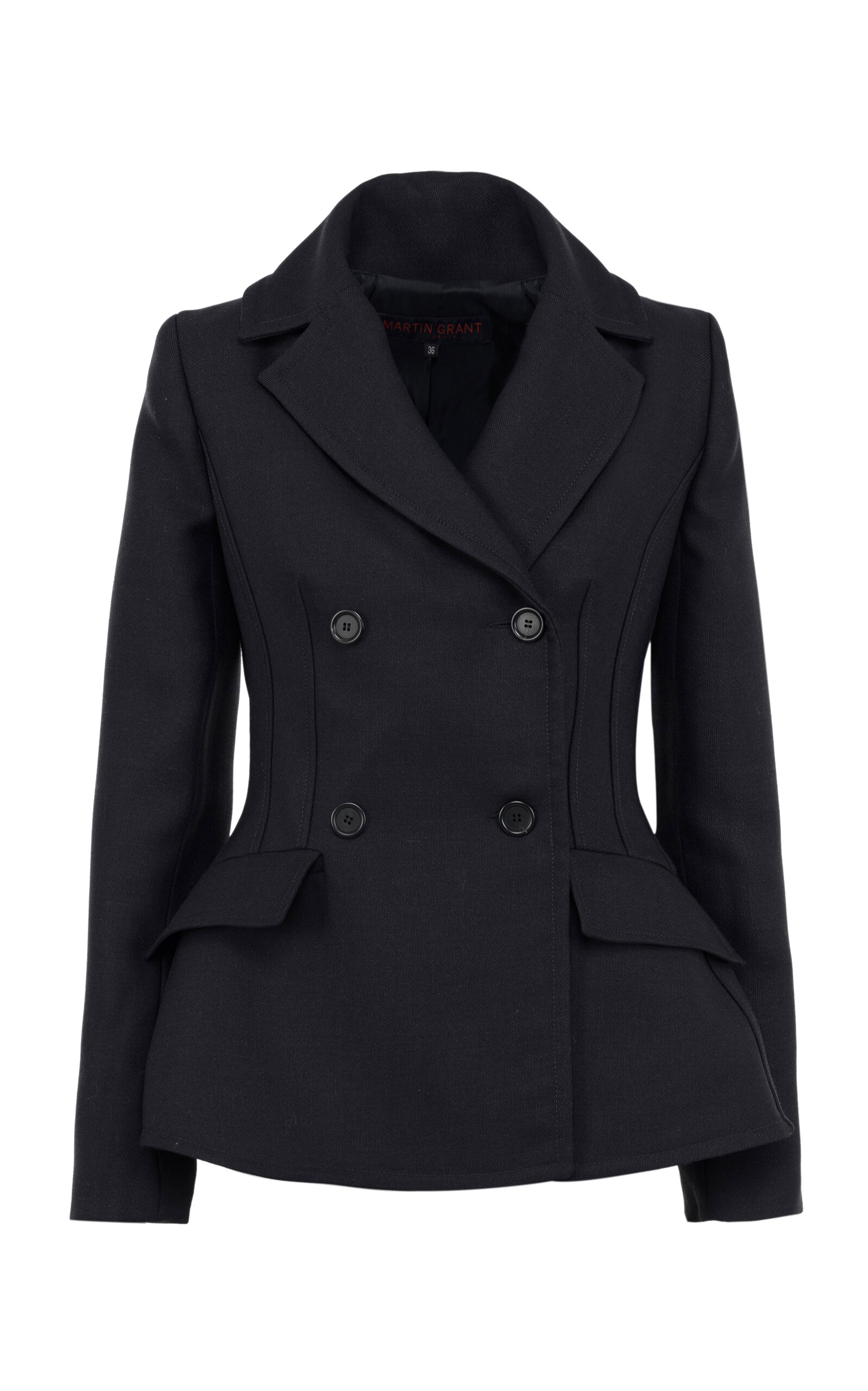 MARTIN GRANT ロングガーデ Martin Grant Classic Cotton Straight Cut Trench Coat — UFO No More