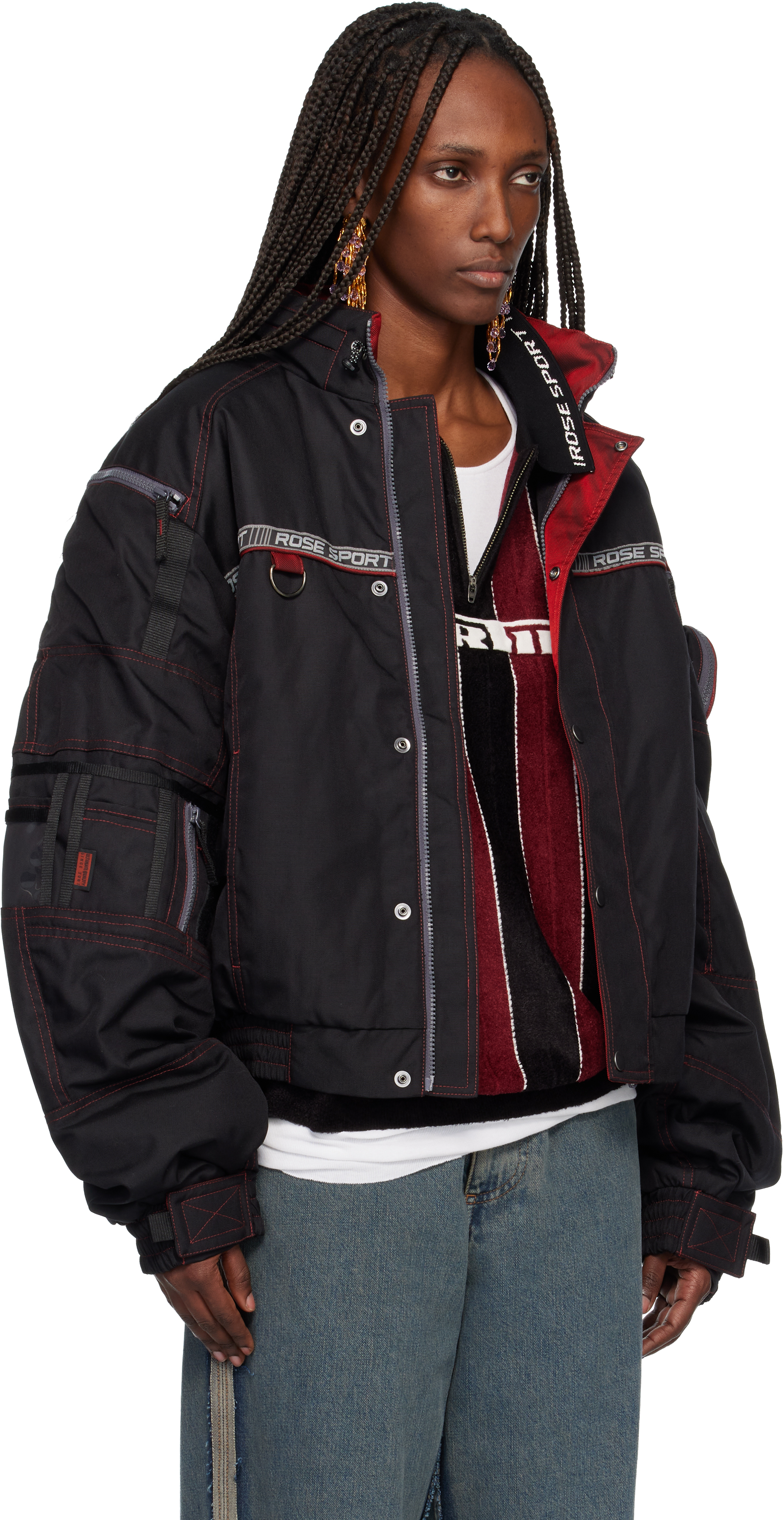 Martine Rose - Black Bumbag Jacket