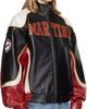 Martine Rose Martine Rose Black 'Special' Superbowl Leather Jacket - 2