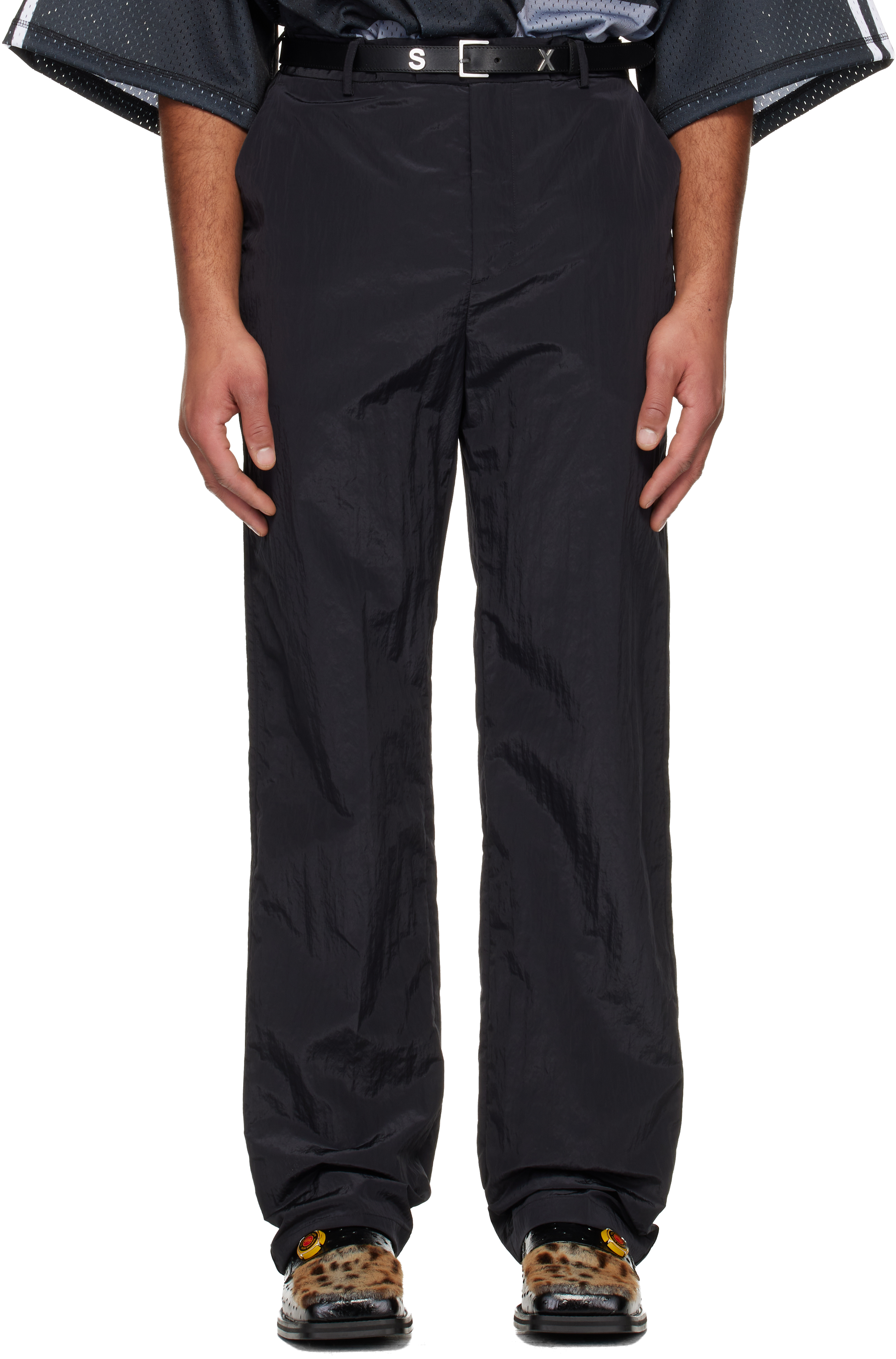 Martine Rose - Black Tailored Track Trousers