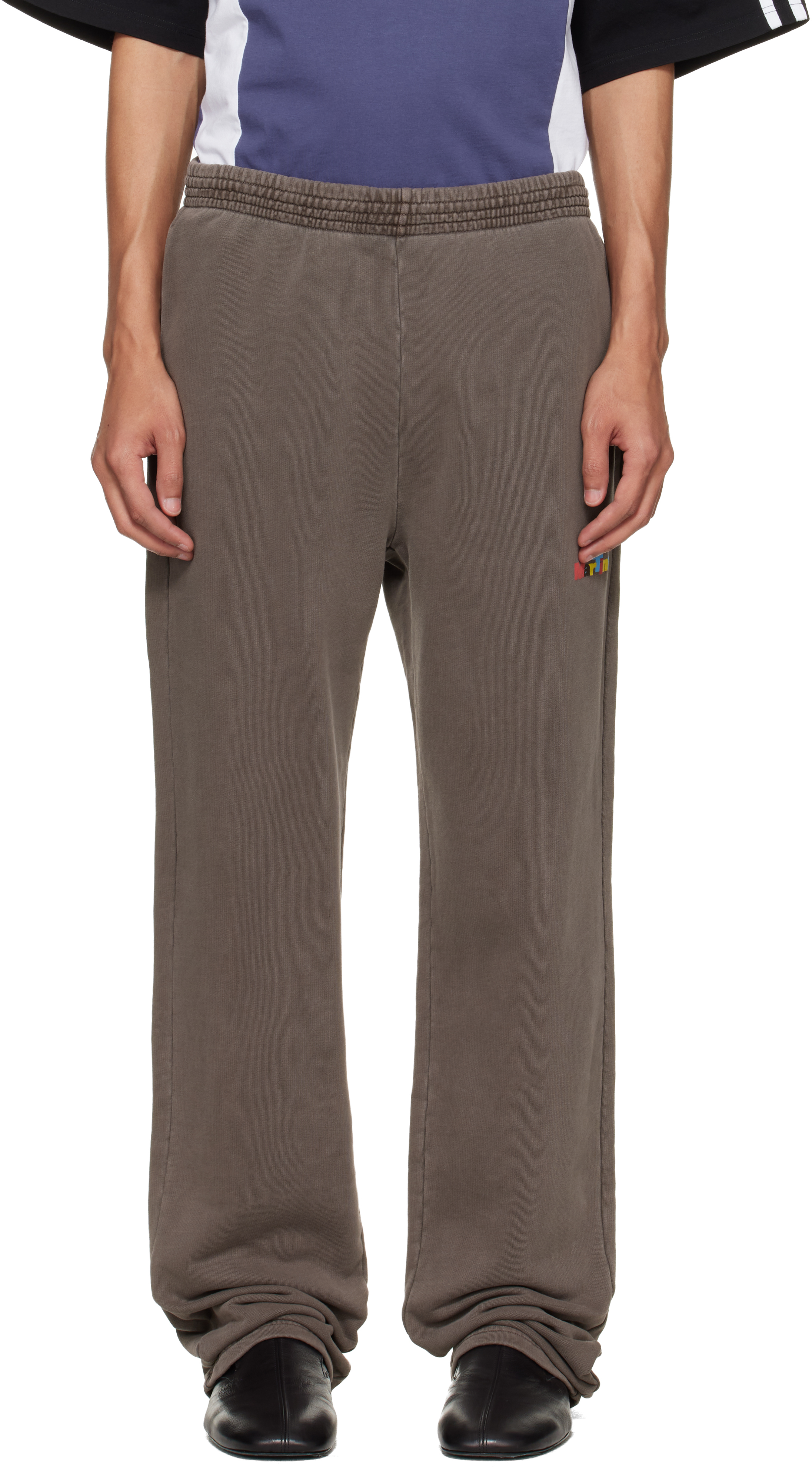 Martine Rose - Black Extreme Wide Leg Tailored Trousers