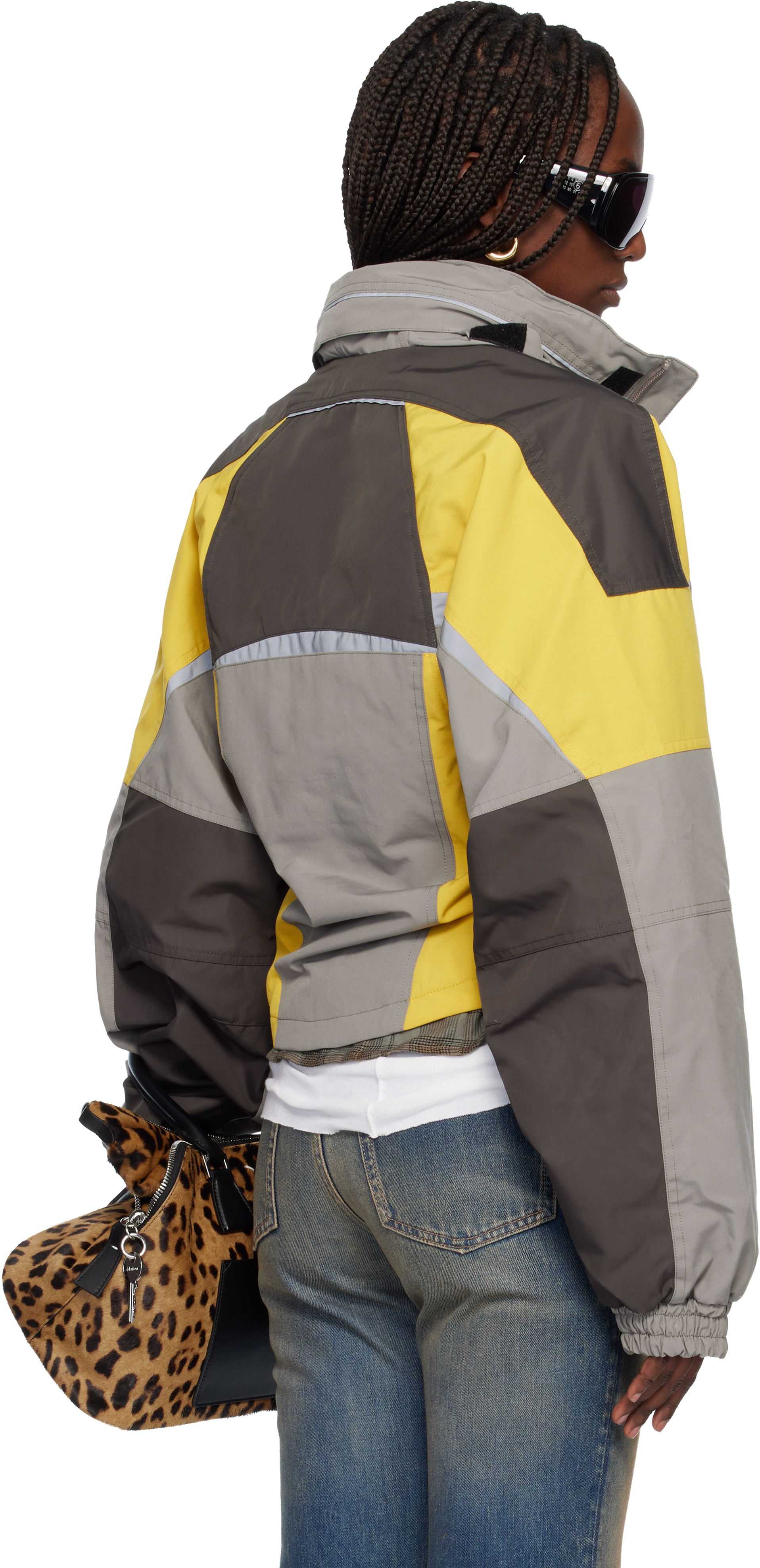 Martine Rose - Gray Shrunken Sports Jacket