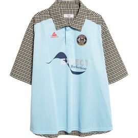 Martine Rose Martine Rose Mixed Media Oversize Polo