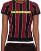 Martine Rose Martine Rose Red & Black Logo Tight T-shirt - 1