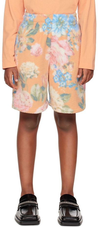 Martine Rose Martine Rose SSENSE Exclusive Kids Orange Shorts