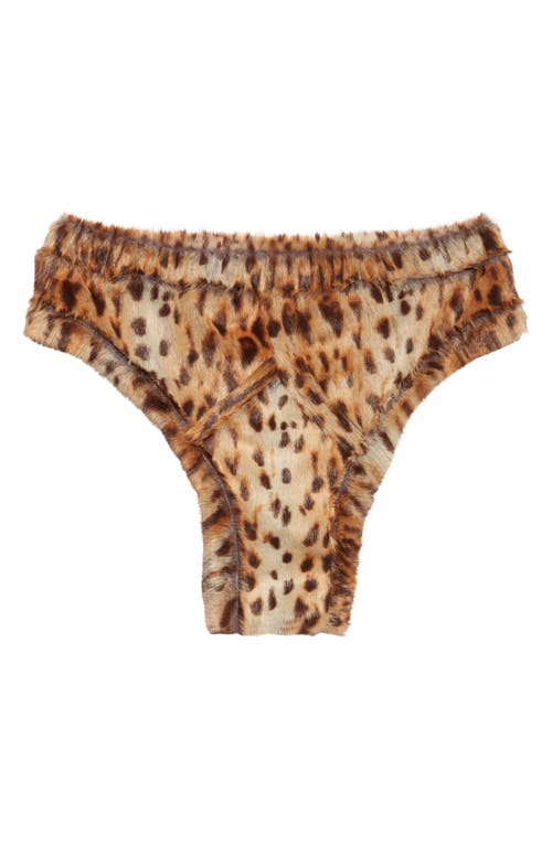 Martine Rose Martine Rose Y Front Faux Fur Briefs