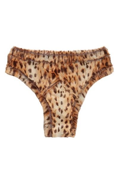Martine Rose Martine Rose Y Front Faux Fur Briefs