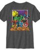 Marvel Boy's Marvel Halloween Avengers Scene T-Shirt - 1