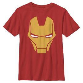 Marvel Boy's Marvel Iron Man Helmet Graphic Tee