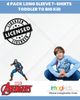 Marvel Marvel 4-pack Long Sleeve T-shirts (toddler, Little Kid & Big Kid) - 4