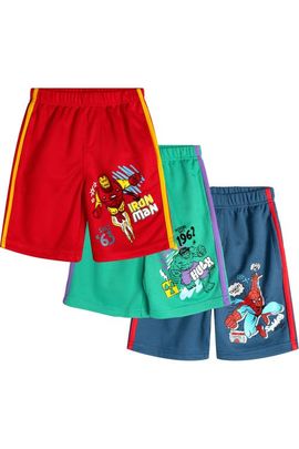 Marvel Marvel Avengers 3-Pack Mesh Shorts