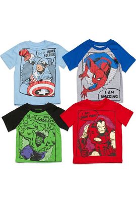 Marvel Marvel Avengers Short Sleeve T-Shirt Multipack