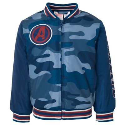 Marvel Marvel Avengers Zip-Up Varsity Bomber Jacket