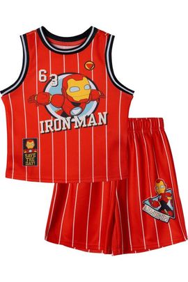 Marvel Marvel Iron Man And His Awesome Friends 2-piece Basketball Jersey And Shorts Set (toddler & Little Kid)