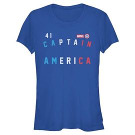 Marvel Marvel Junior's Forty One Captain Short Sleeve Graphic T-shirt