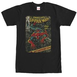 Marvel Marvel Men's Spider-Man Comic Book Anniversary Short Sleeve Graphic T-Shirt