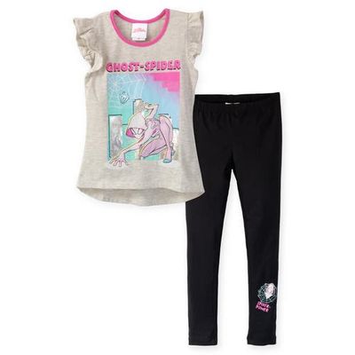 Marvel Marvel Spider-Gwen Spider-Man T-Shirt & Leggings Set