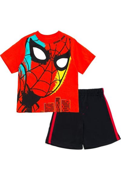 Marvel Marvel Spider-man 2-piece T-shirt And Mesh Shorts Set (toddler, Little Kid & Big Kid)