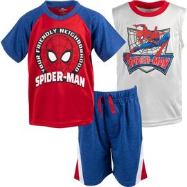 Marvel Marvel Spider-Man 3pc Tank Top, Tee & Shorts Set