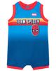 Marvel Marvel Spider-Man Basketball Romper and Headband Set - 2