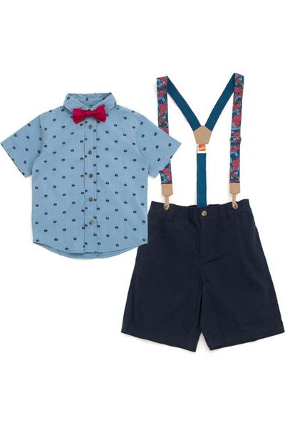 Marvel Marvel Spider-Man Button-Down Shirt and Pants Set