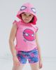 Marvel Marvel Spider-Man Cosplay 2-Piece Sleeveless Hoodie and Shorts Set - 2