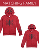 Marvel Marvel Spider-Man Cosplay Fleece Zip-Up Hoodie - 3