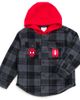 Marvel Marvel Spider-Man Fleece Hooded Shirt Jacket - 1
