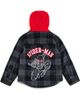 Marvel Marvel Spider-man Fleece Hooded Shirt Jacket (toddler, Little Kid & Big Kid) - 4