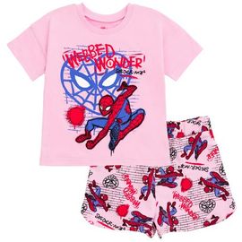 Marvel Marvel Spider-Man Girls' T-Shirt and Shorts Set
