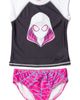 Marvel Marvel Spider-Verse 2-Piece Swimwear Rash Guard and Bikini Bottom Set - 1