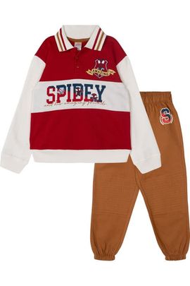 Marvel Marvel Spidey and His Amazing Friends Varsity 2-Piece Polo and Pants Set