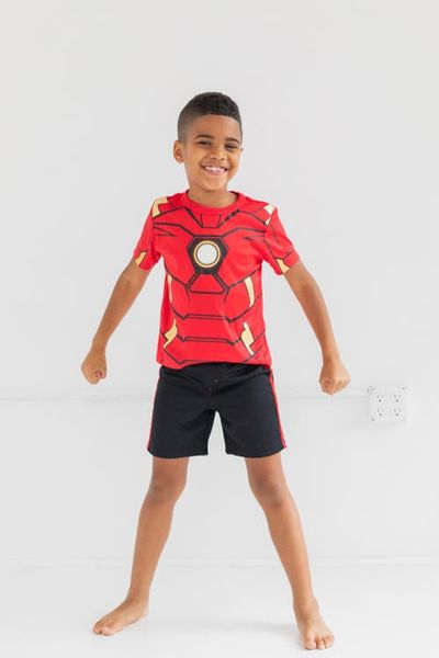Marvel Marvel T-Shirt & Mesh Shorts Set
