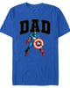 Marvel Mens Marvel Dad Is My Captain America T Shirt - 1