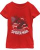 Marvel: Spider-Man Marvel: Spider-Man Girls' The Amazing American Spidey Graphic Short Sleeve T-Shirt - 1