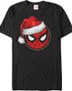 Marvel: Spider-Man Marvel: Spider-Man Men's Christmas Santa Hat Short Sleeve Graphic T-Shirt - 1