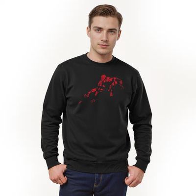 Marvel: Spider-Man Marvel: Spider-Man Men's Guardian of New York and Villains Long Sleeve Crewneck Sweatshirt