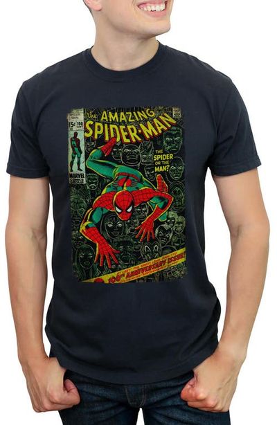 Marvel: Spider-Man Marvel: Spider-Man Men's Marvel Spider-Man The Amazing Spider-Man Classic Comic Book Cover Graphic T-Shirt